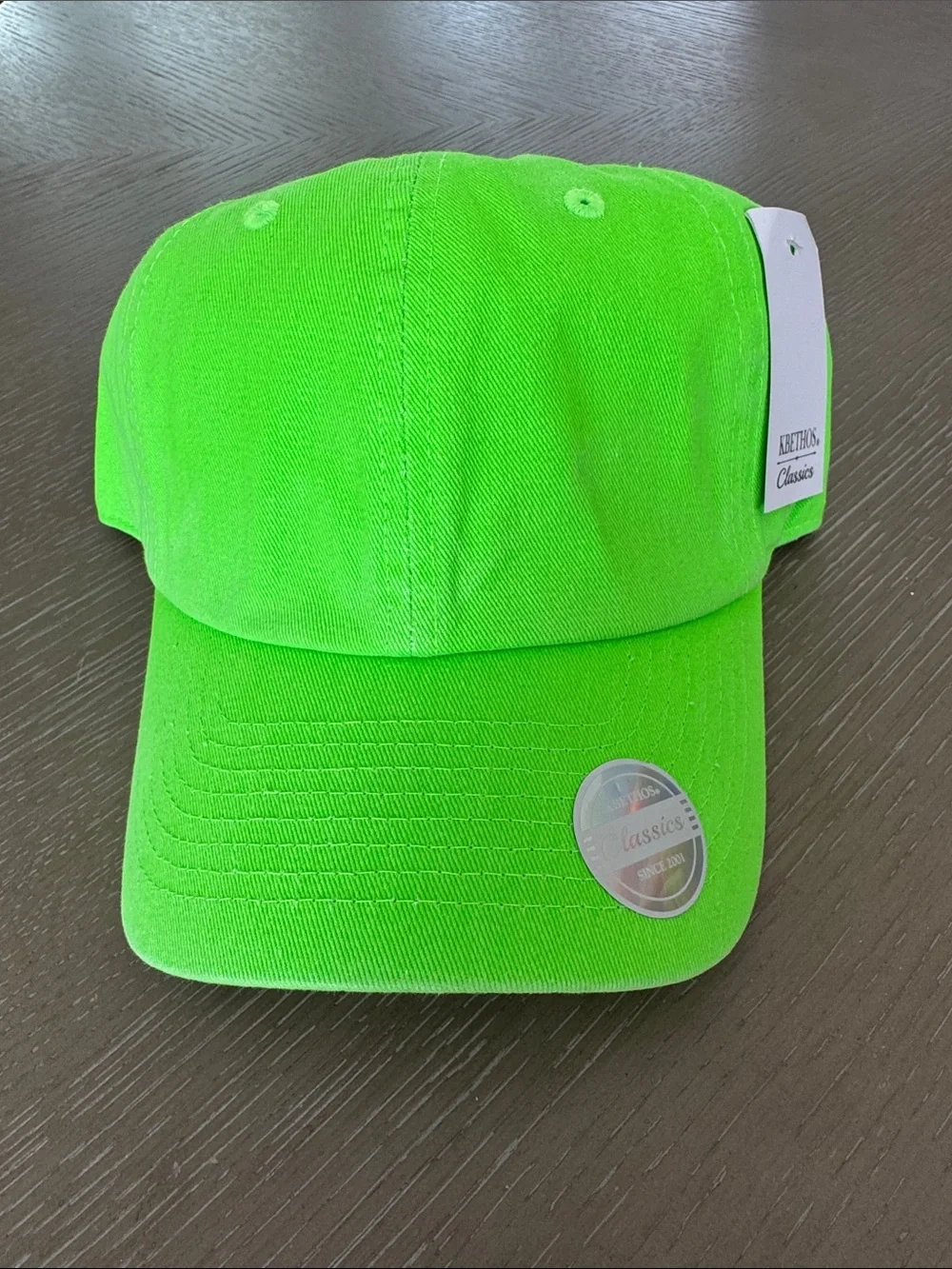 New Neon Green Classic Dad Hat